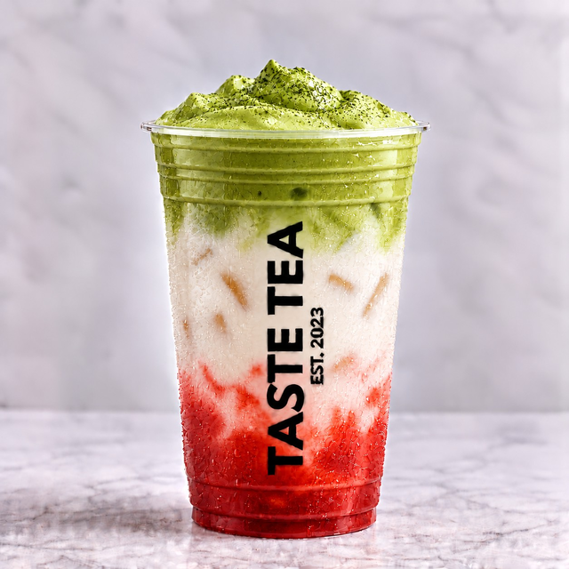 Strawberry Matcha Latte.