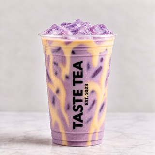 Taro Crème Brûlée Milk Tea