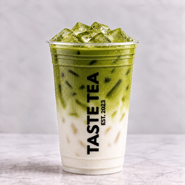Honey Green Milk Tea.