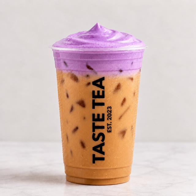 Taro Cream Coffee.